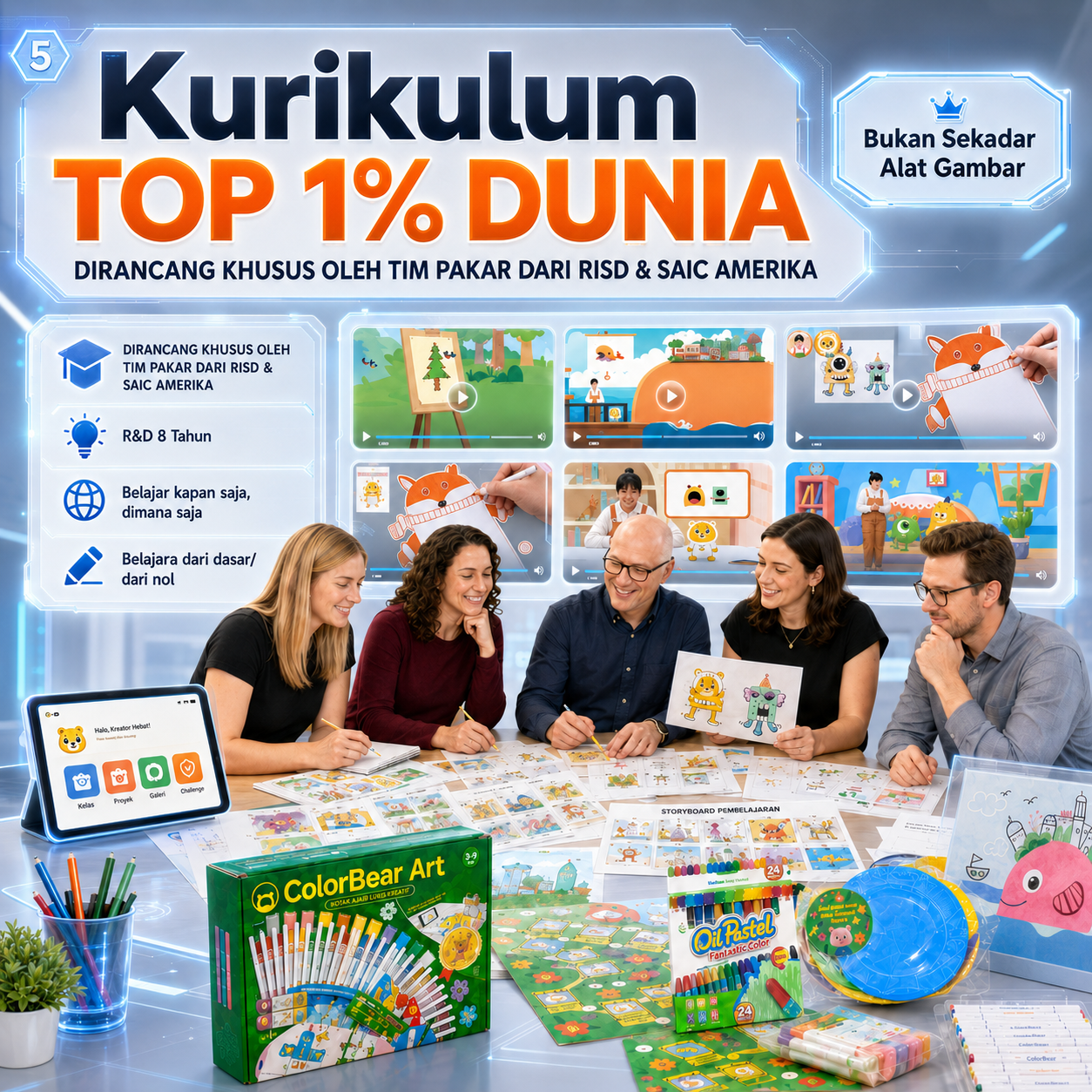 ColorBear Art Kit Kreatif Anak - Kurikulumnya serius atau hanya permainan biasa?